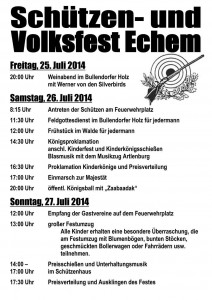 Schützenfestplakat-2014